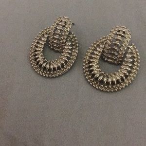 Silver earrings